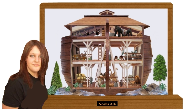 This photo shows the actual size of the model
