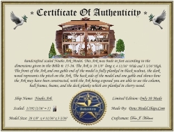 Certificate Of Authenticity