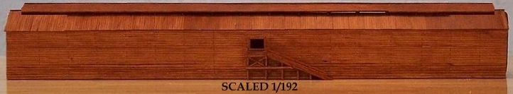 Scaled Noahs Ark Model made in Cherry